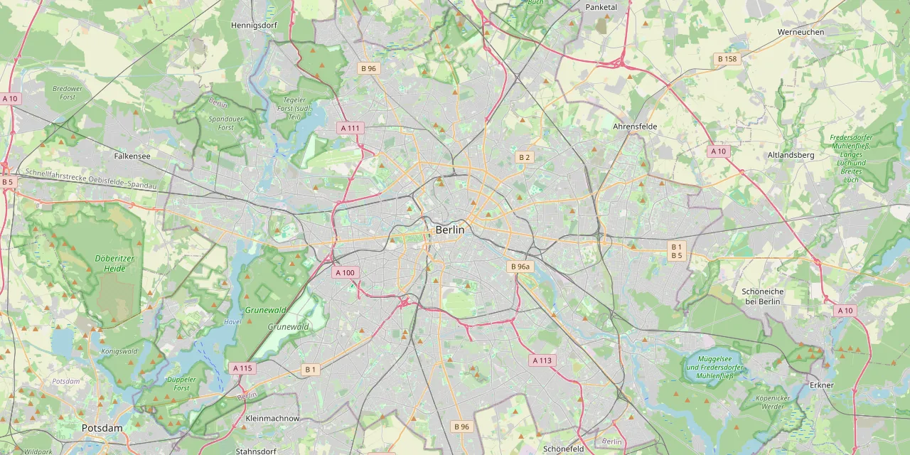 Karte von Berlin