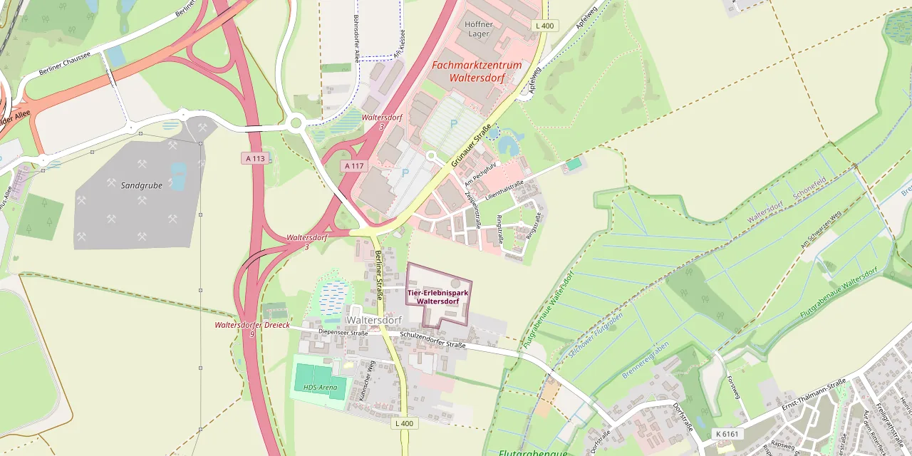Karte des Standorts in Schönefeld