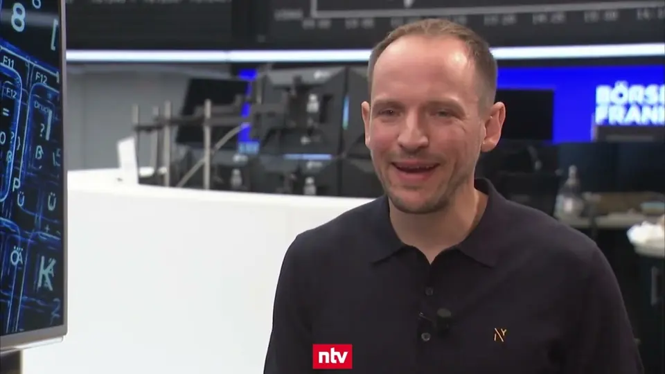 Dirk Althaus im Gespräch bei der n-tv Telebörse